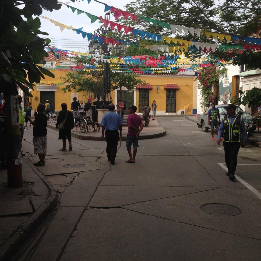 Hostel Green House Getsemani Cartagena ภายนอก รูปภาพ
