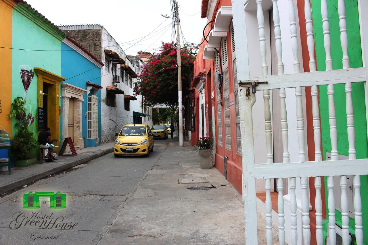 Hostel Green House Getsemani Cartagena ภายนอก รูปภาพ