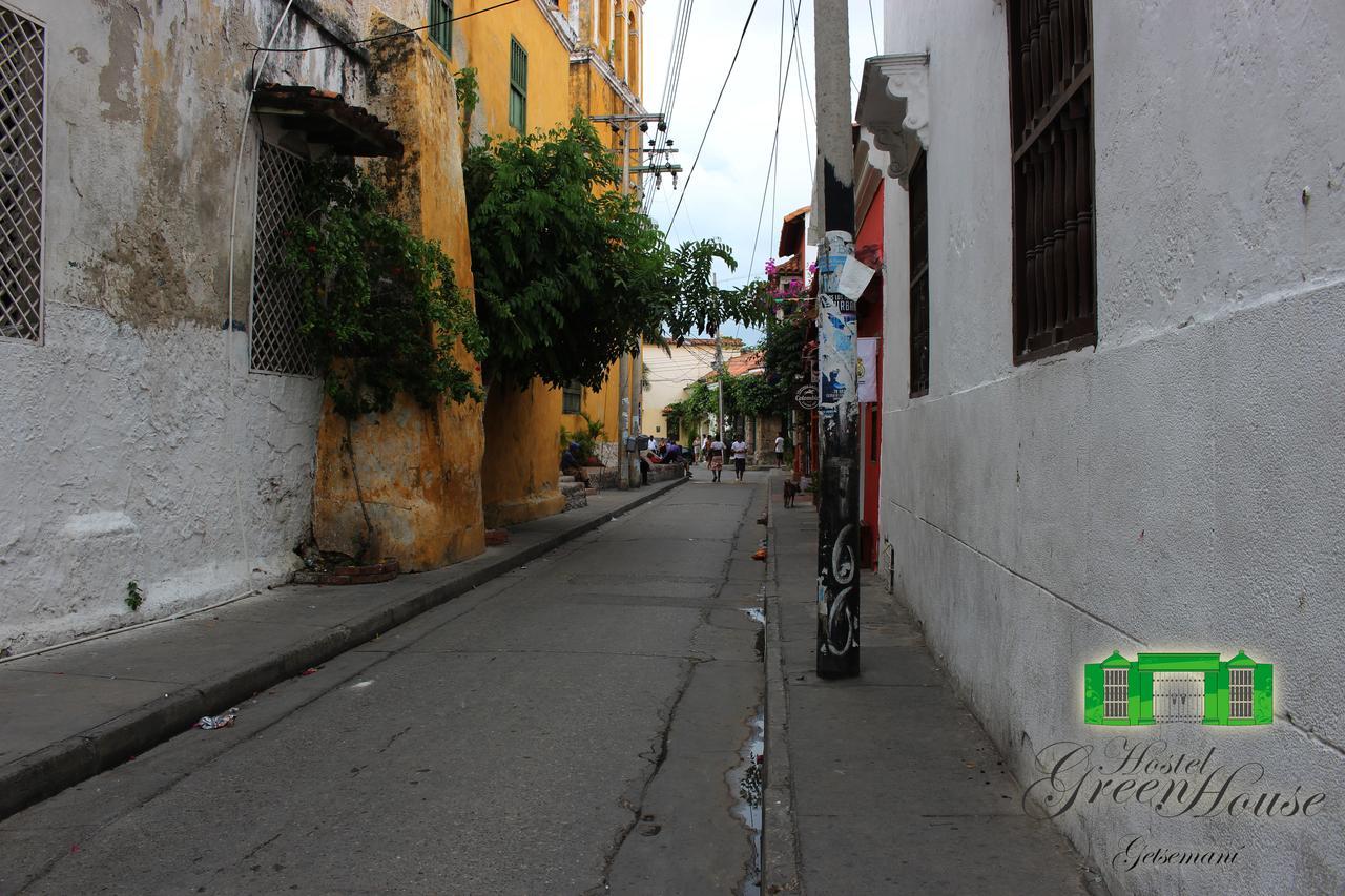 Hostel Green House Getsemani Cartagena ภายนอก รูปภาพ