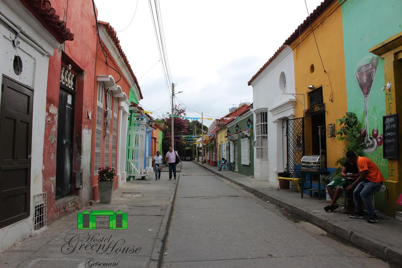 Hostel Green House Getsemani Cartagena ภายนอก รูปภาพ