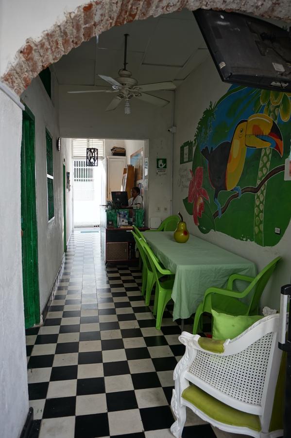Hostel Green House Getsemani Cartagena ภายนอก รูปภาพ