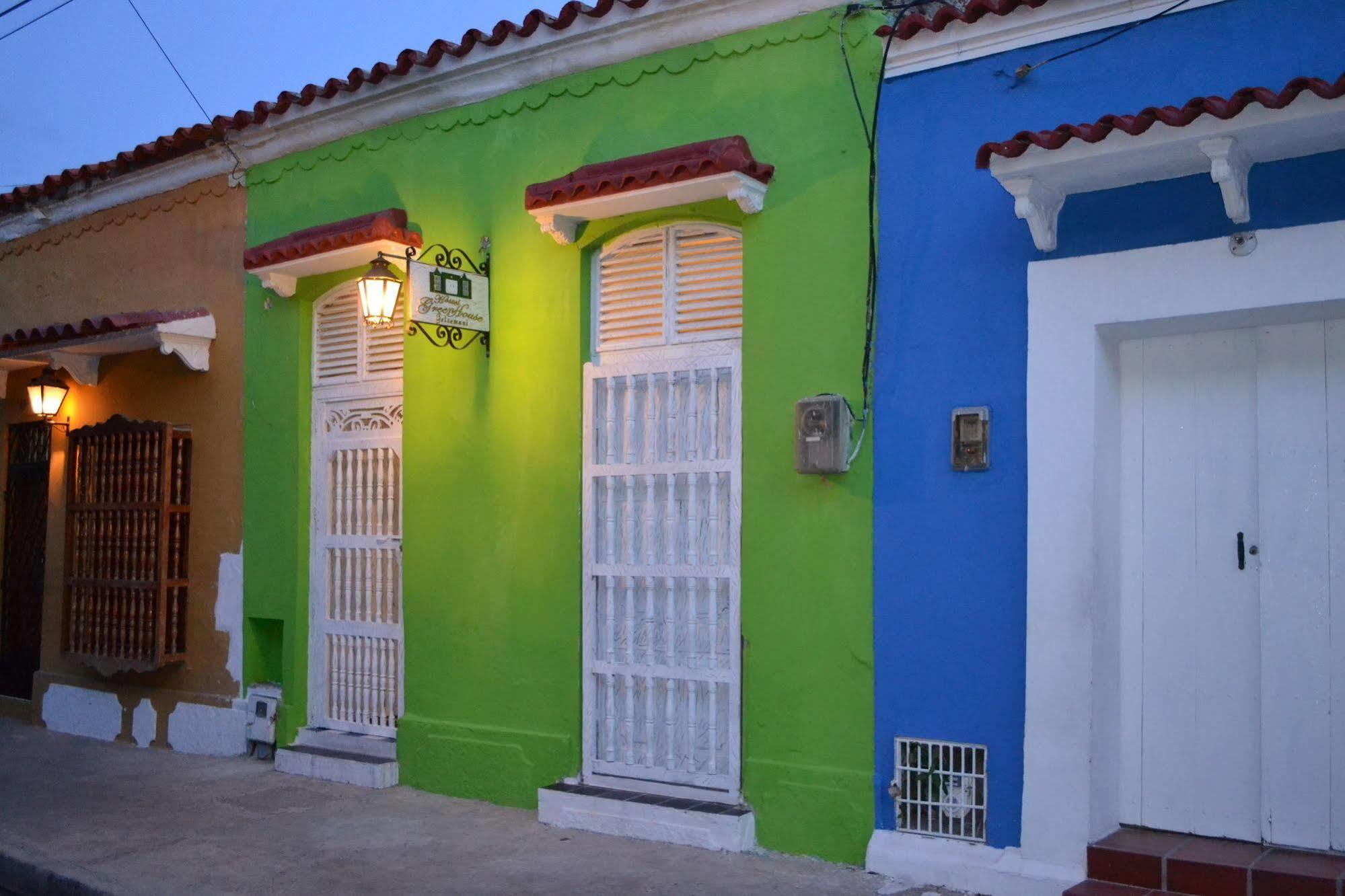 Hostel Green House Getsemani Cartagena ภายนอก รูปภาพ